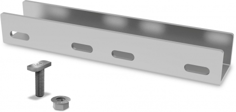 Structuri K2 Systems - Set conector imbinare sina SingleRail 36 RailConnector pentru panouri fotovoltaice