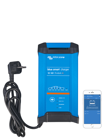 Incarcatoare si Redresoare - Incarcator redresor inteligent Victron Energy Blue Smart IP22 12V 30A (1 iesire), cu Bluetooth, pentru baterii auto, AGM, Gel, Li-ion si LiFePO4, incarcare rapida si functie mentenanta