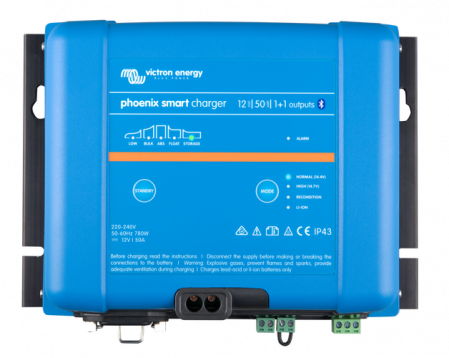 Incarcatoare de retea - Incarcator de retea Victron Energy Phoenix Smart IP43 Charger 12/50 (1+1)