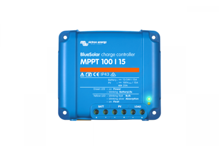 MPPT - Incarcator solar 12V 24V 15A Victron Energy BlueSolar MPPT 100/15 (12/24V-15A)