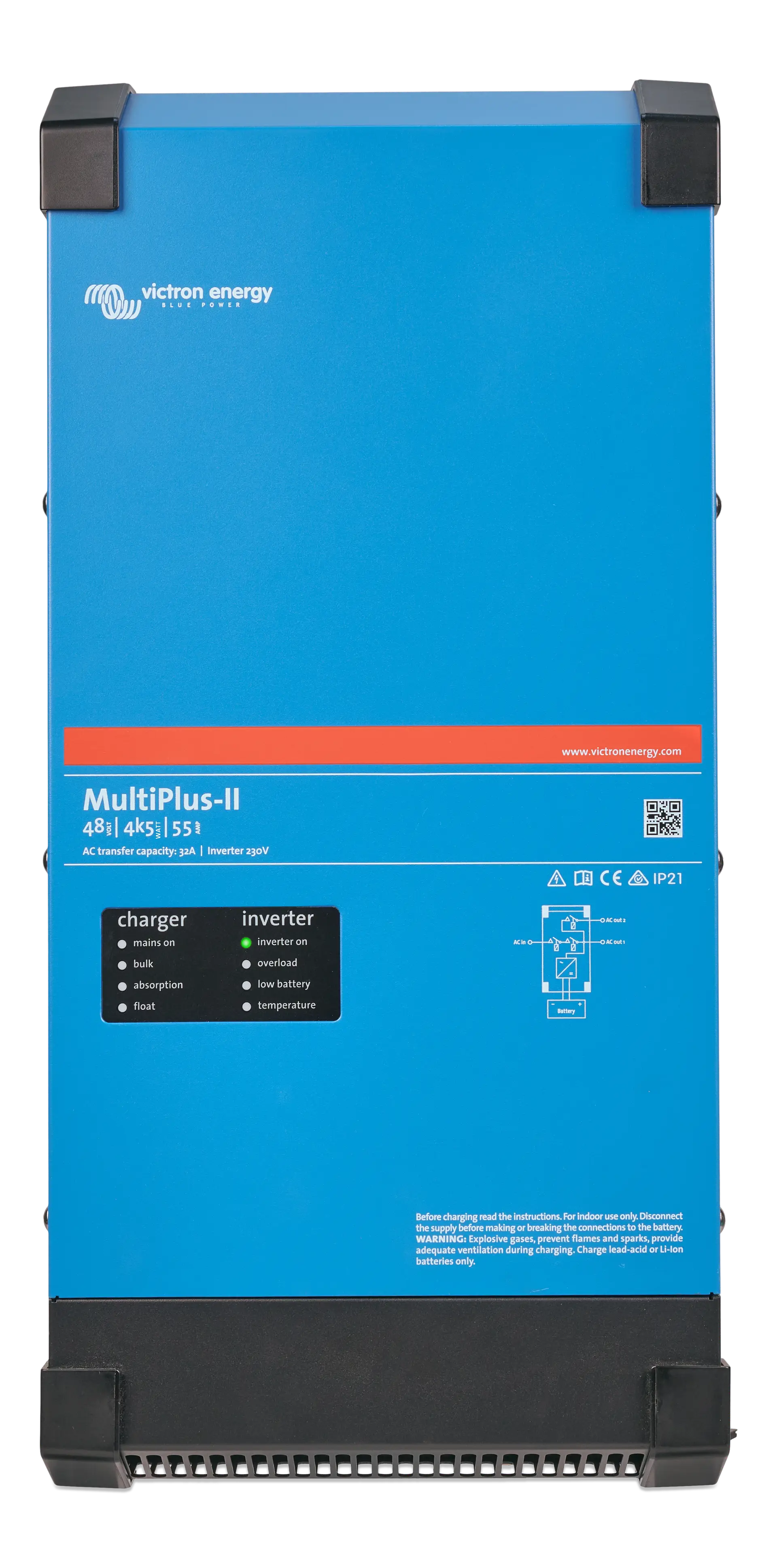 Invertoare Hibrid - Invertor cu charger MultiPlus-II 48/4k5/55-32