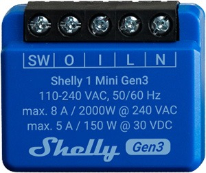 Componente Fotovoltaice - Shelly 1 Mini Gen3