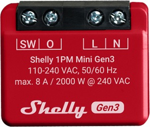 Componente Fotovoltaice - Shelly 1PM Mini Gen3 x2