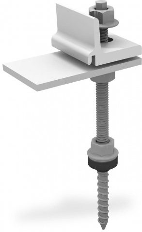 Structuri K2 Systems - Prezon dublu filet SingleRail Climber HangerBolt M10x200 pentru montaj panouri fotovoltaice pe acoperis