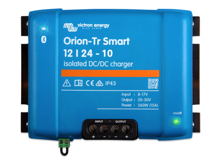 Convertoare DC - DC - Victron Energy Convertor Cu Charger Dc-Dc Orion-Tr Smart Isolated 12/24-10 (240W)