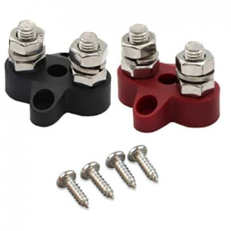 Accesorii - Victron Energy Dual Terminal Stud M8-Linked Set (1 Red/1 Black)