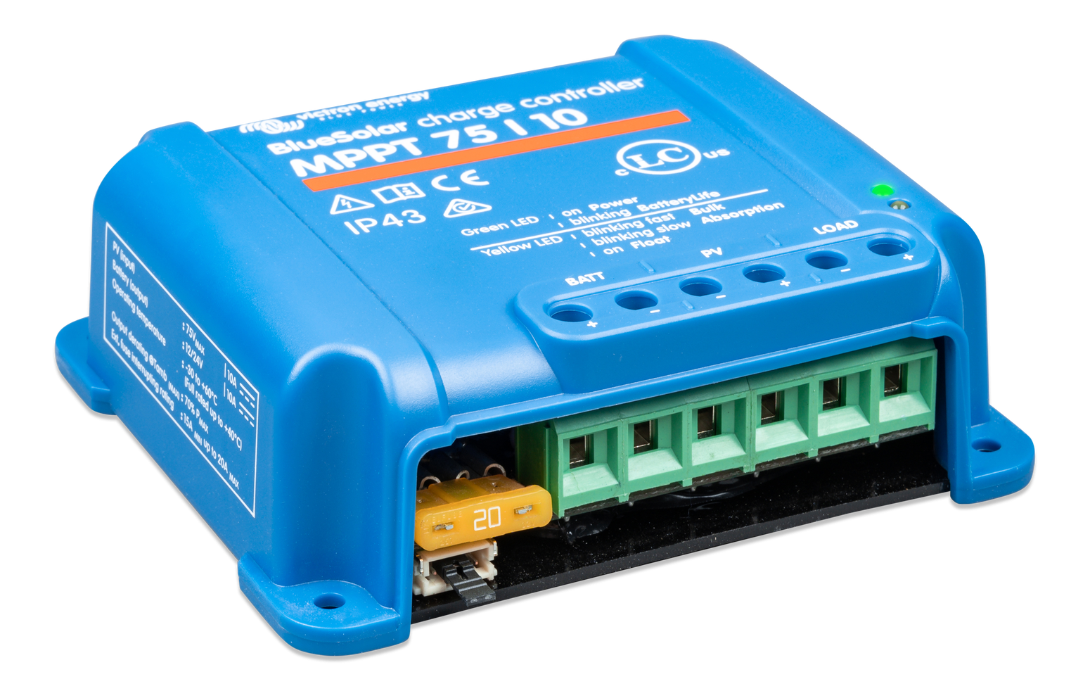 Incarcator solar 12V 24V 10A Victron Energy BlueSolar MPPT 75/10 (12/24V-10A) [2]