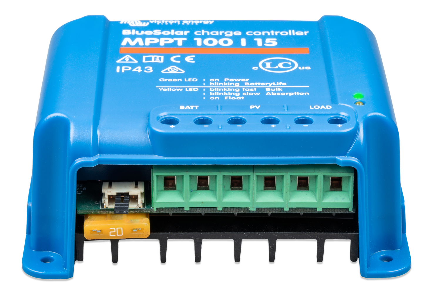 Incarcator solar 12V 24V 15A Victron Energy BlueSolar MPPT 100/15 (12/24V-15A) [1]