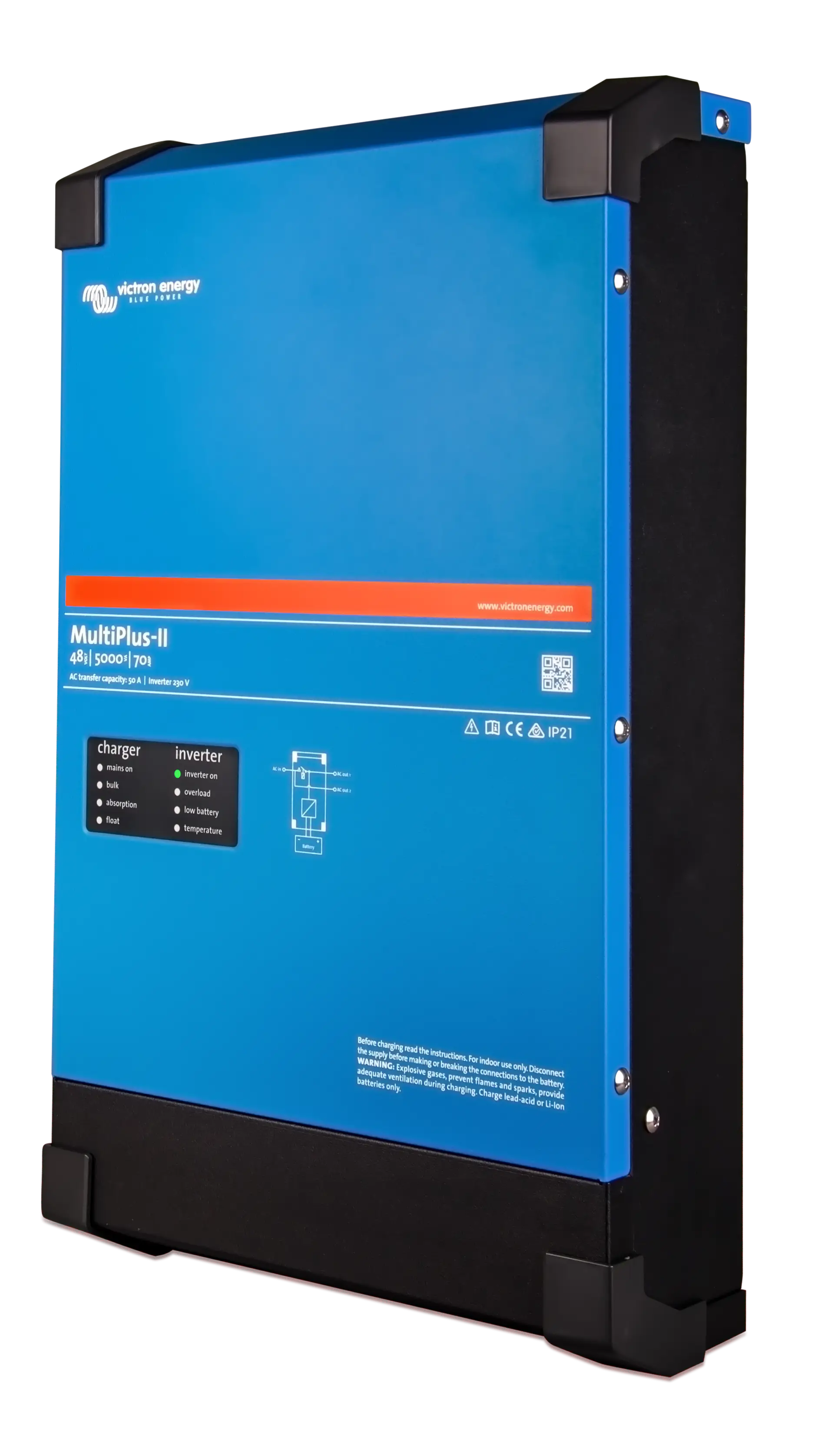 Invertor cu charger 48V 5000VA Victron Energy MultiPlus II 48/5000/70-50 [1]