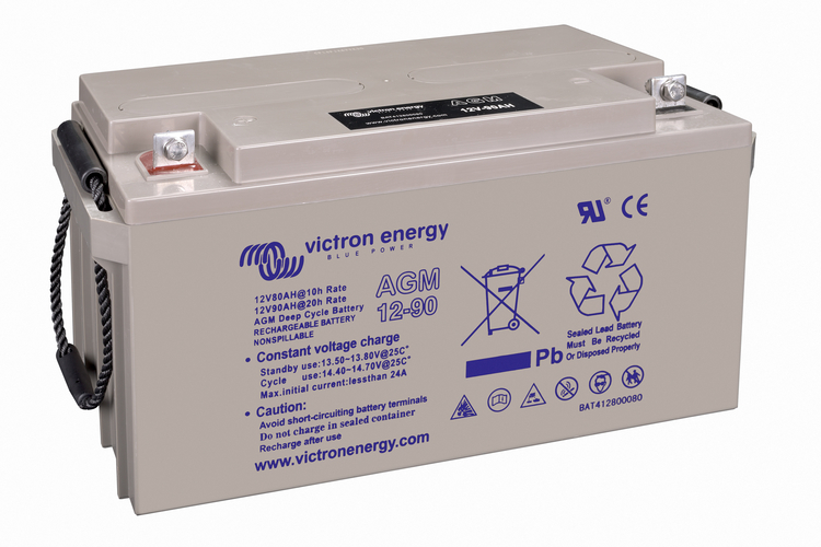 Victron Energy AGM Deep Cycle Battery (M6) 12V/90Ah [3]