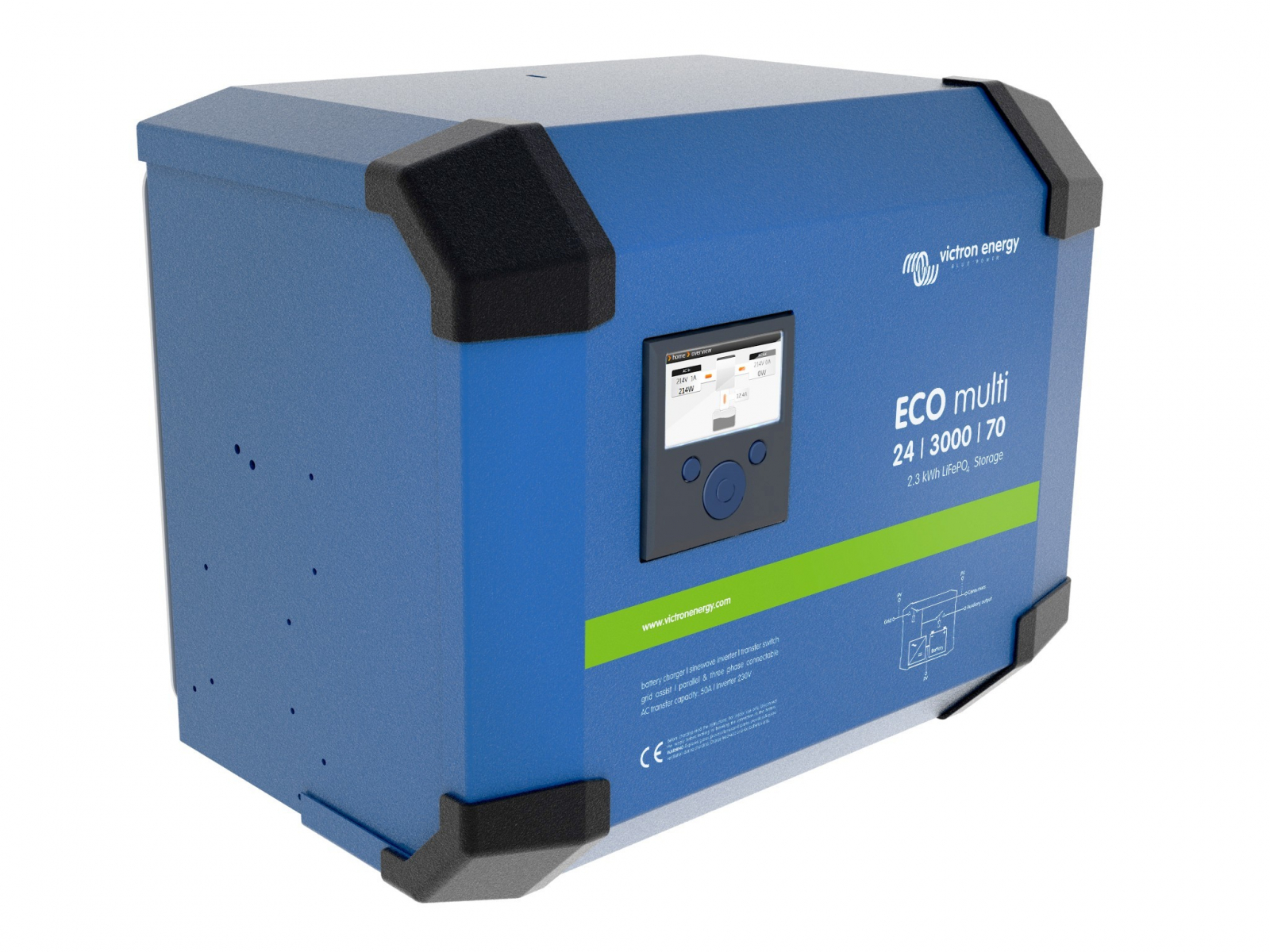 Victron Energy ECOmulti 24 3000 70-50 2,3 kWh LiFePO, š, ž