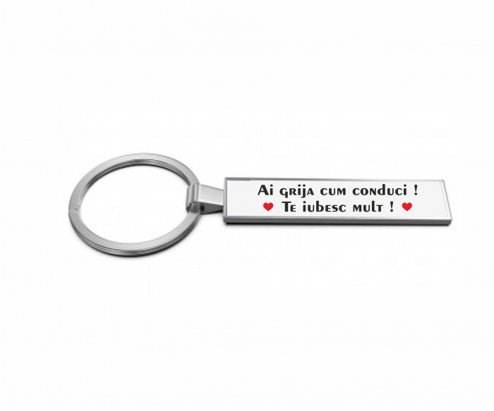 Breloc personalizat cu numar auto [2]