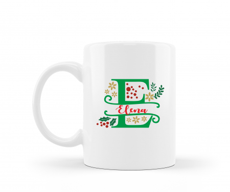 Cadouri Craciun - Cana personalizata cu nume de Craciun