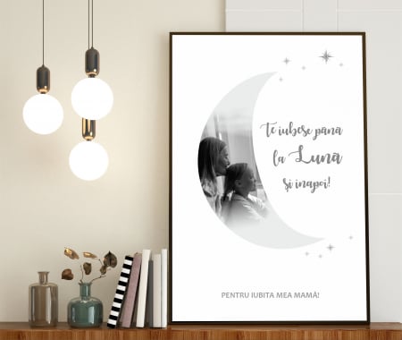 Tablouri - Tablou personalizat cu o poza si text