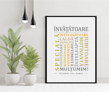 Tablou Personalizat Dirigintă – Cadou de Sfârșit de An [1]