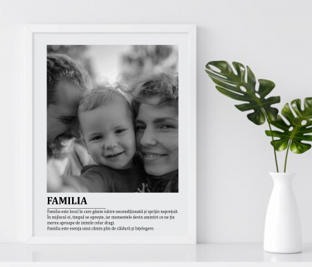 Tablouri - Tablou personalizat cu familie
