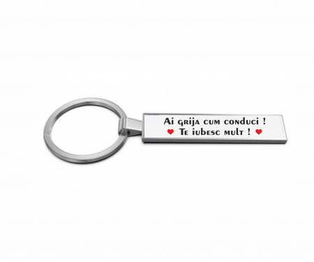 Breloc personalizat cu numar auto [1]