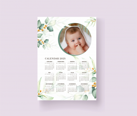 Cadouri Craciun - Calendar personalizat cu o poza
