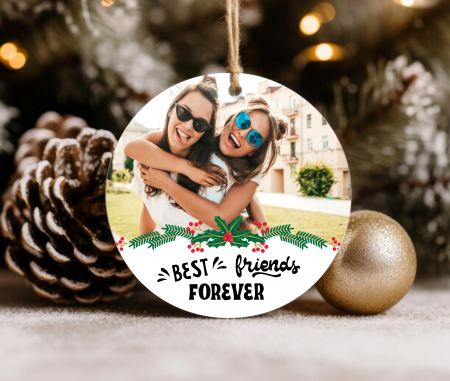 Cadouri Craciun - Ornament de Craciun personalizat cu poza
