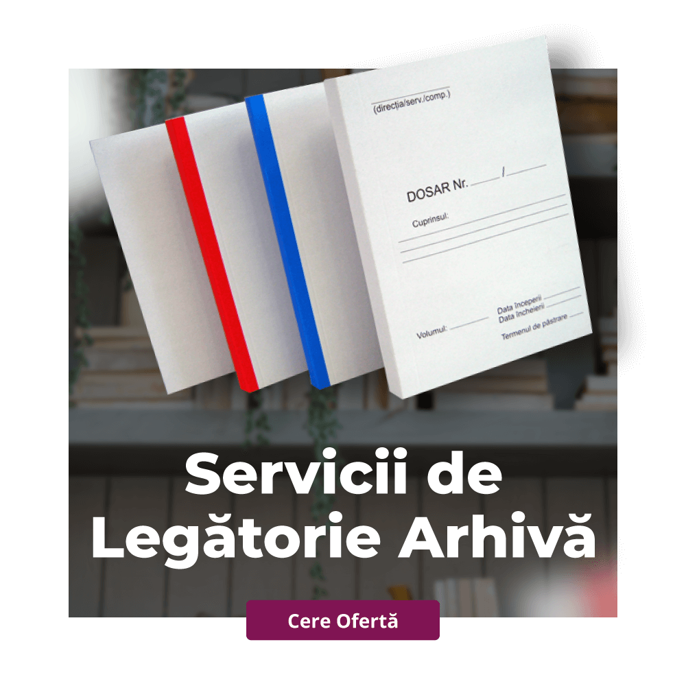 Servicii de Legătorie Arhivă