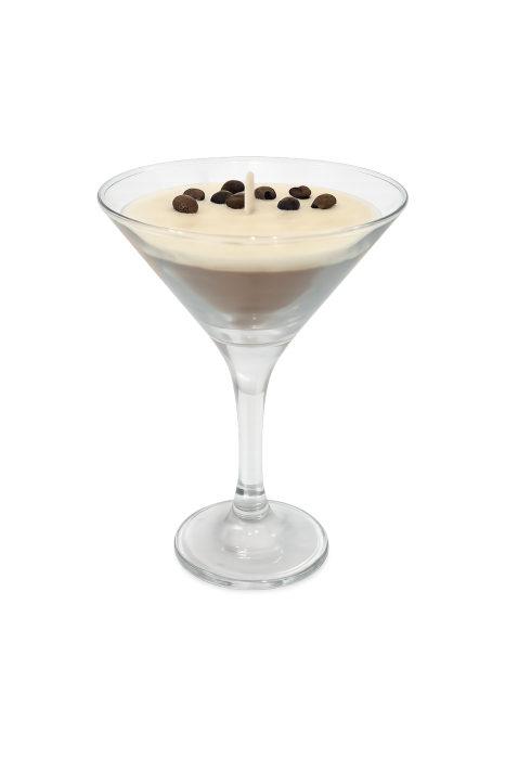 Lumanare parfumata in pahar de martini - Caffe Latte [2]