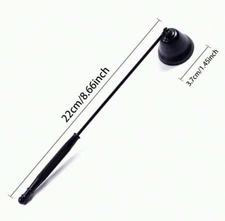 Accesorii lumanari - Clopot pentru stingere lumanari, negru