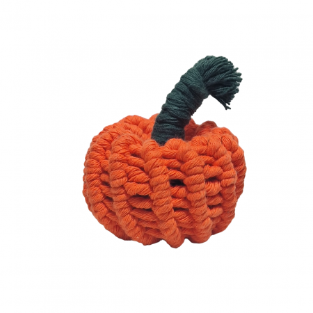 Decoratiuni crosetate - Dovleac din bumbac , portocaliu