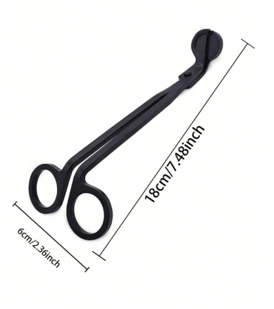 Oferte speciale - Foarfeca fitil lemn/bumbac, culoare negru