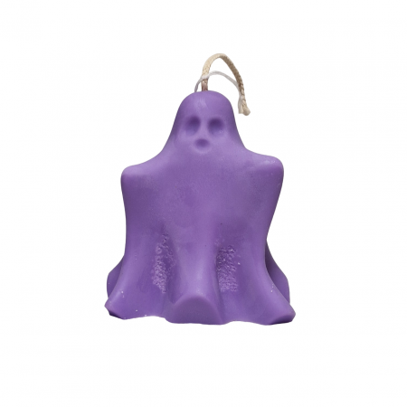 Lumanare fantoma pentru Halloween, model violet [1]