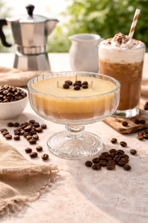 Oferte speciale - Lumanare parfumata in cupa de sticla - Irish Coffe