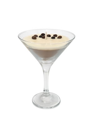 Lumanare parfumata in pahar de martini - Caffe Latte [1]