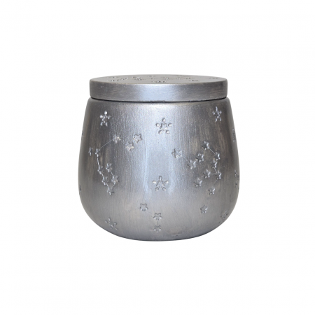 Lumanare parfumata pentru Craciun in vas de ciment cu stelute [1]