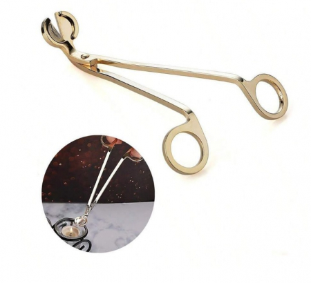 Set de instrumente 4 în 1 pentru lumânări, culoarea aurie [5]