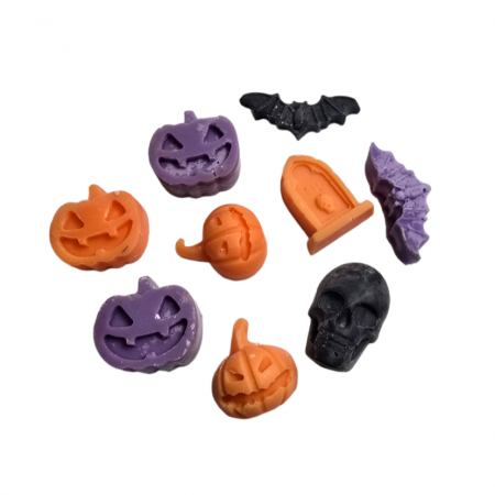Wax melts model Halloween, culori asortate, 9 bucati/set [3]