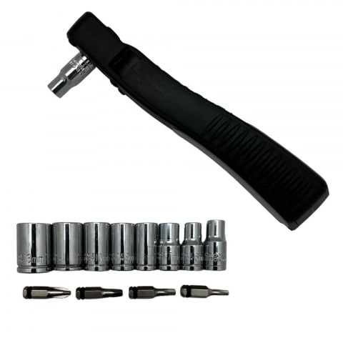 Scule Multifunctionale - Cheie clichet Kelvin PakRatchet cu tubulare incluse