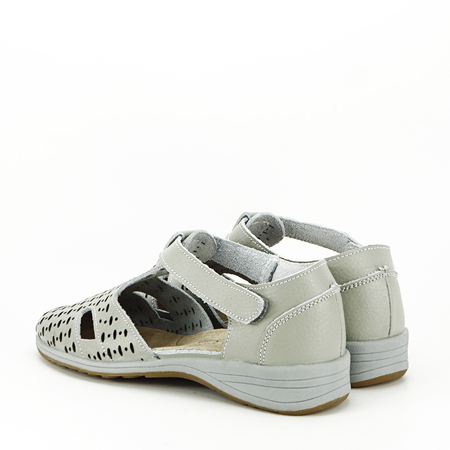 Balerini gri din piele naturala 5112 M3 [3]