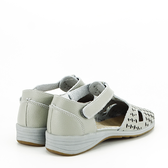 Balerini gri din piele naturala 5112 M3 [5]