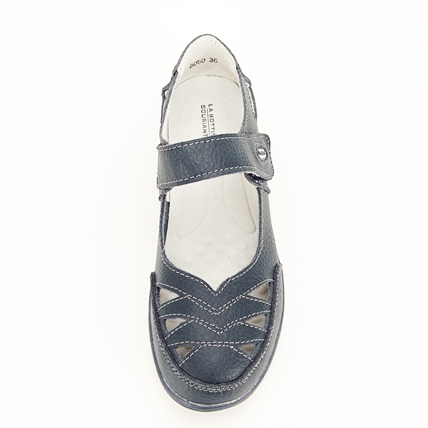 Balerini piele naturala B-5050 bleumarin M4 [7]