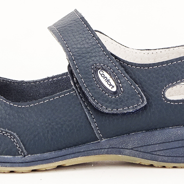 Balerini piele naturala B-5050 bleumarin M4 [9]