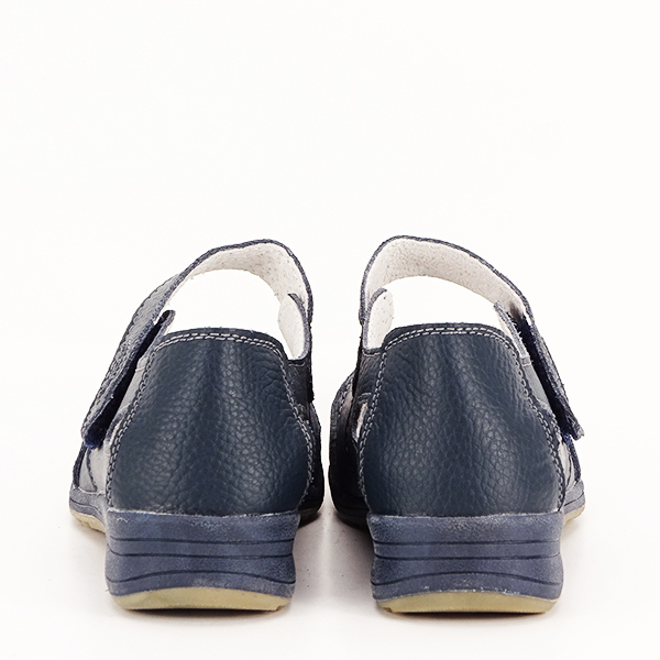 Balerini piele naturala B-5050 bleumarin M4 [6]