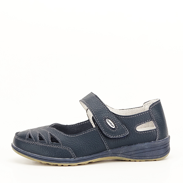 Balerini piele naturala B-5050 bleumarin M4 [2]