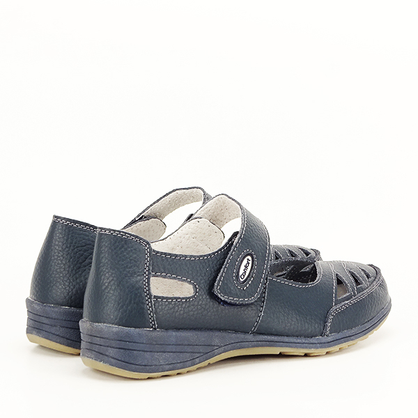 Balerini piele naturala B-5050 bleumarin M4 [5]