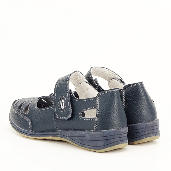 Balerini piele naturala B-5050 bleumarin M4 [4]