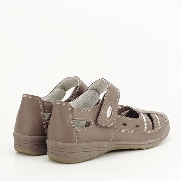 Balerini piele naturala Aurora maro M5 [5]