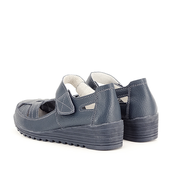 Balerini piele naturala Carina bleumarin M4 [4]