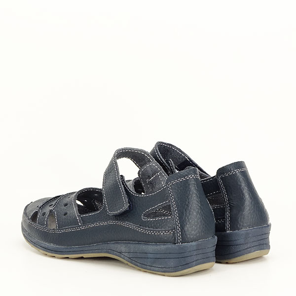 Balerini piele naturala Diana bleumarin M4 [4]