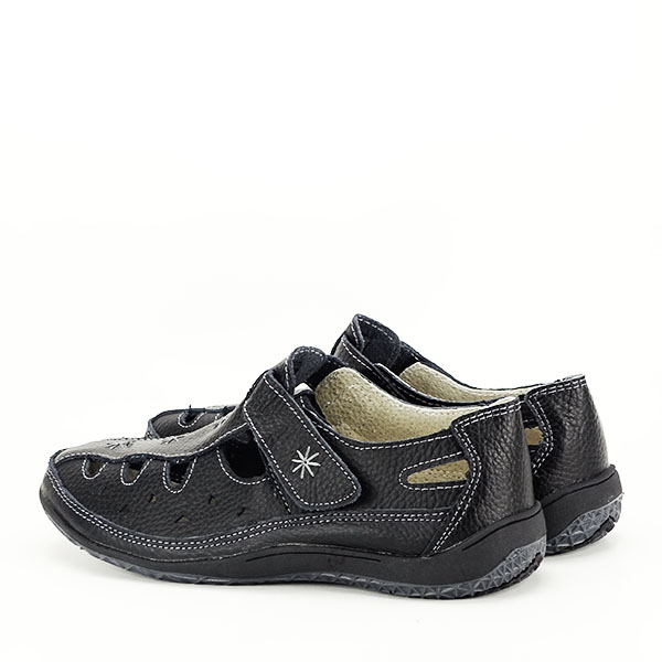 Balerini piele naturala negri 9007 M4 [5]