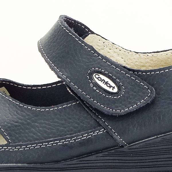 Balerini piele naturala Teo bleumarin M5 [7]