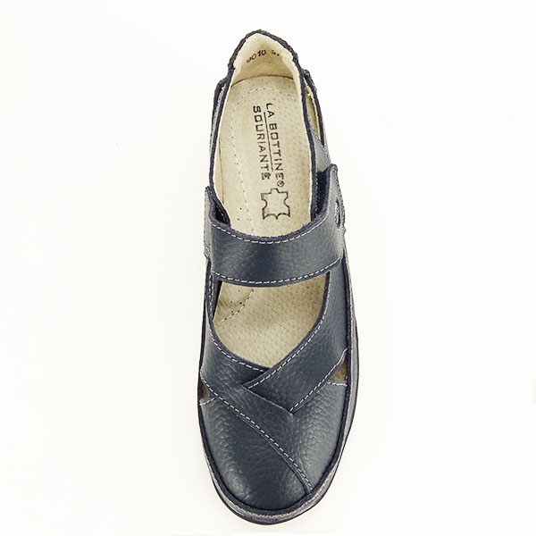 Balerini piele naturala Teo bleumarin M5 [3]