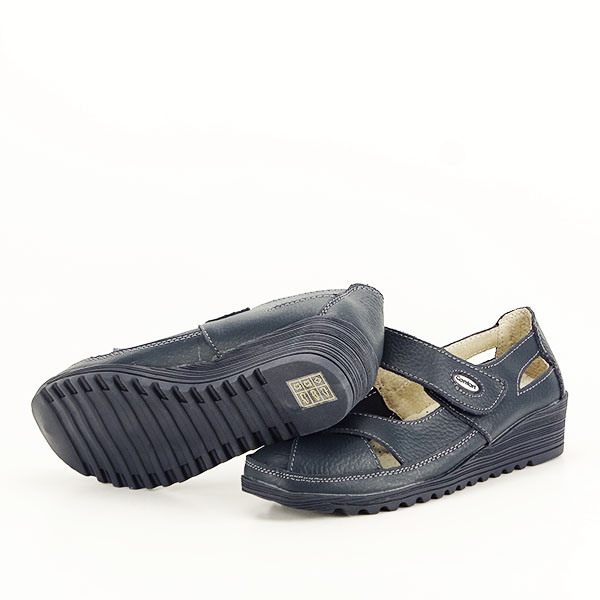 Balerini piele naturala Teo bleumarin M5 [8]